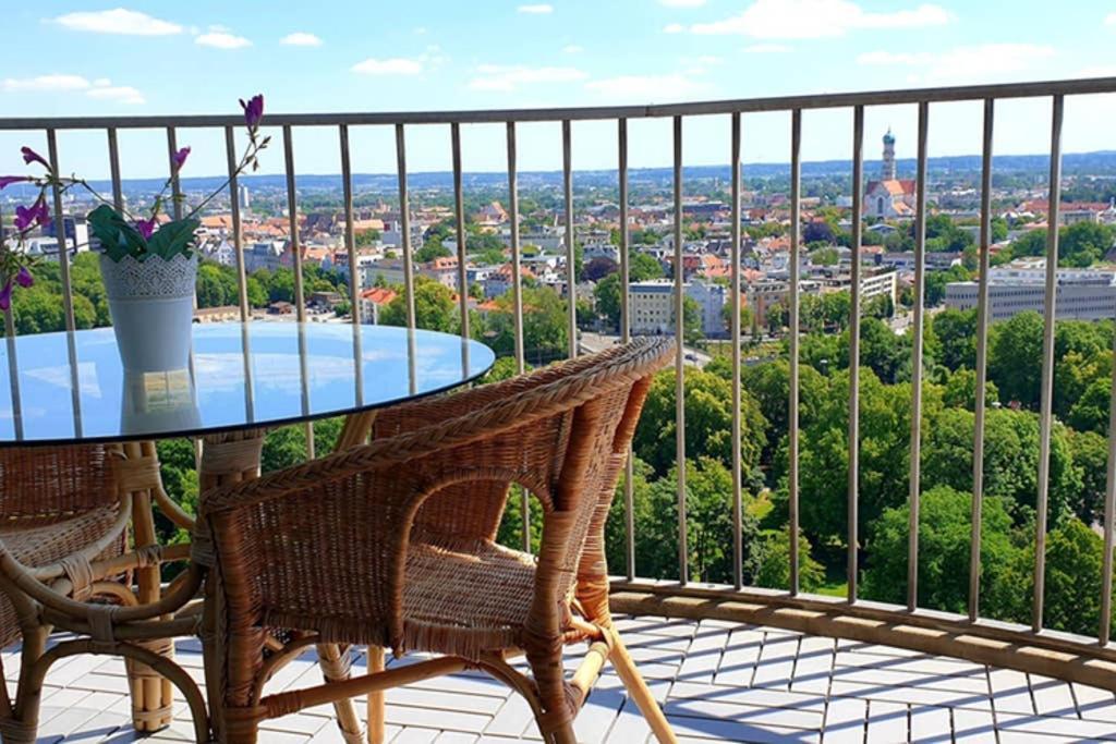 Suite-Xxi City View Hotelturm 奥格斯堡 外观 照片