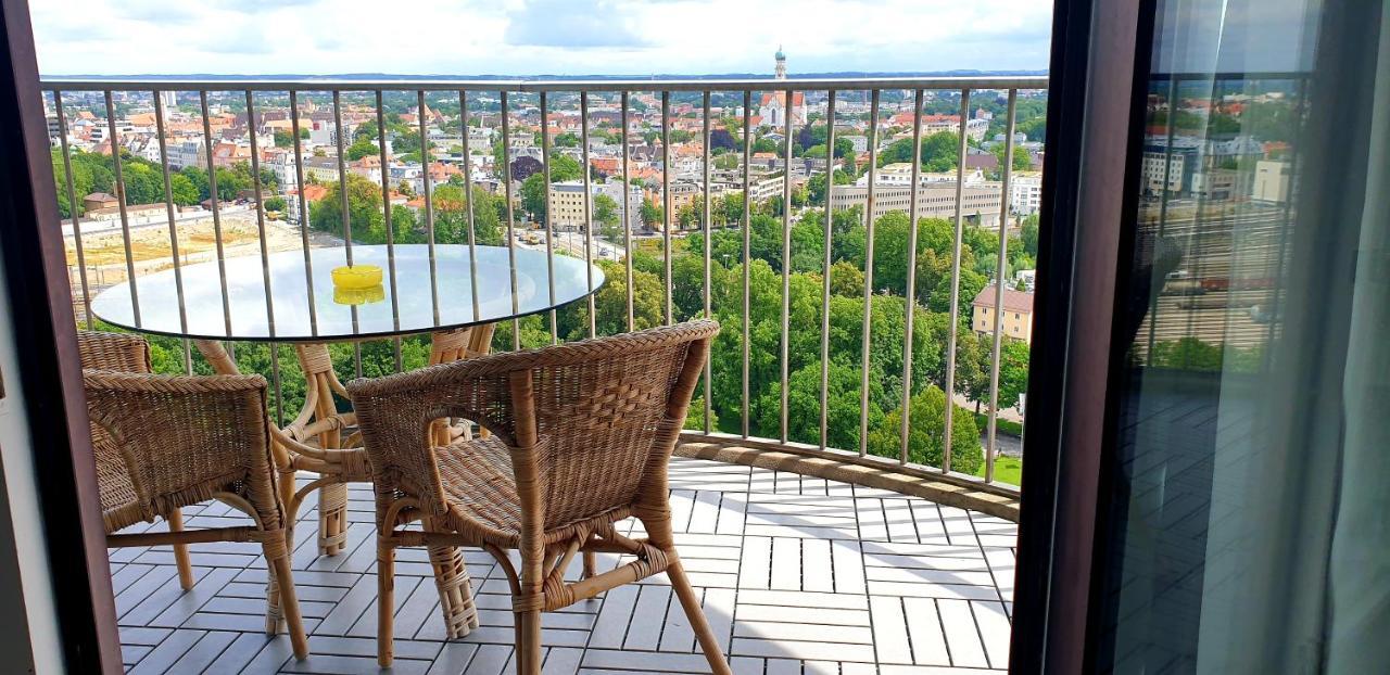 Suite-Xxi City View Hotelturm 奥格斯堡 外观 照片